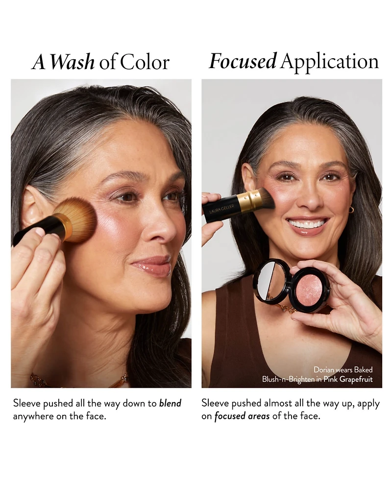 Laura Geller Beauty Retractable Angled Kabuki Brush