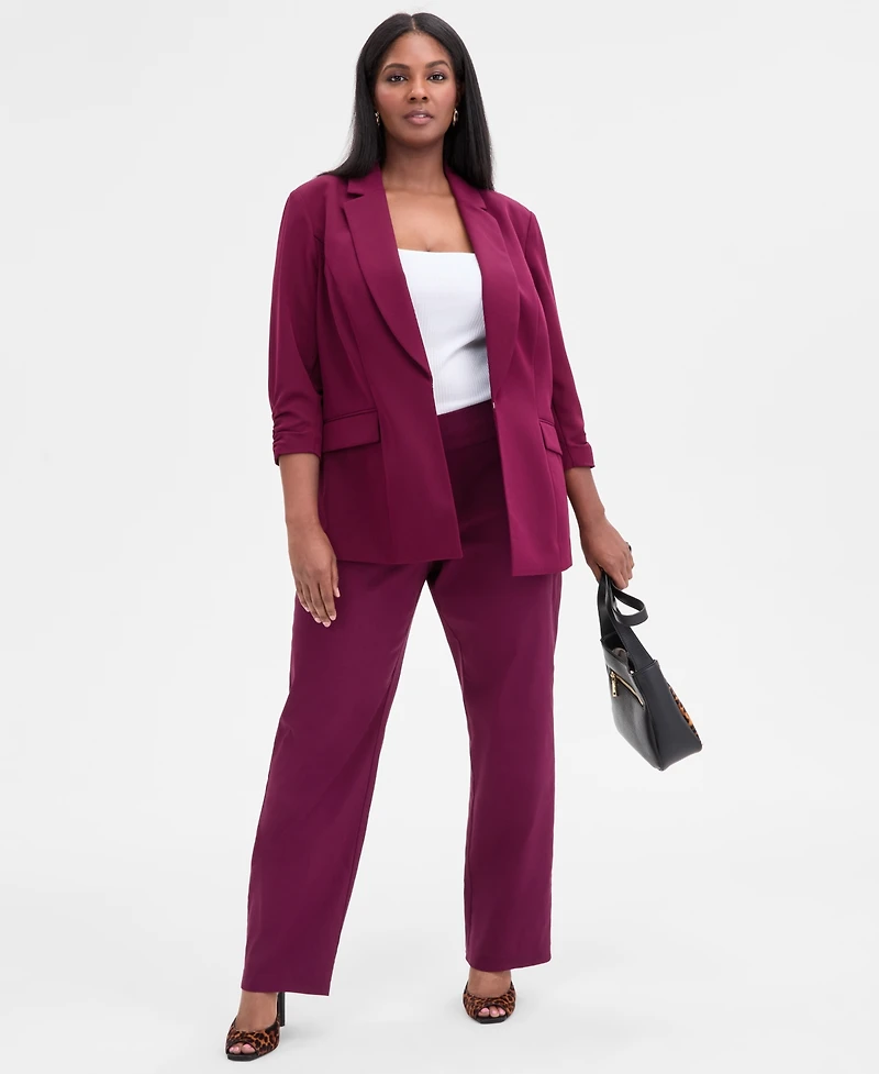 I.n.c. International Concepts Plus 3/4-Sleeve Blazer, Created for Macy's