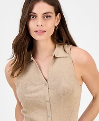 Tommy Hilfiger Women's Sleeveless Halter Polo Sweater