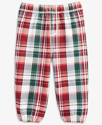 First Impressions Baby Boys Spruce Plaid Fleece Pants, Macy's Exclusive