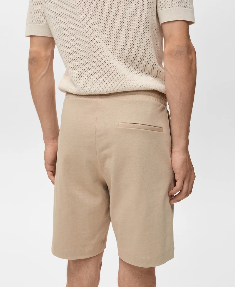 Mango Men's Cotton 8" Bermuda Shorts