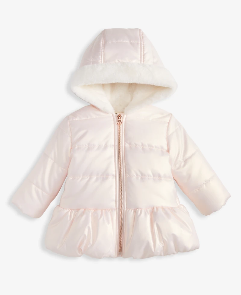 First Impressions Baby Girls Iridescent Hooded Jacket, Macy's Exclusive