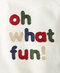 First Impressions Baby Boys (0-24) 2-Pc. Oh What Fun Sweater & Pants Set, Macy's Exclusive