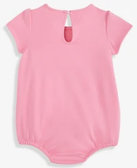 First Impressions Baby Girls Big Bow Ponte Skirted Sunsuit, Macy's Exclusive
