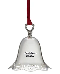 Towle 2025 Silver-Plated Pierced Bell Ornament, 46th Edition