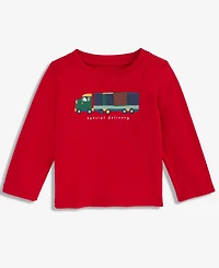 First Impressions Baby Boys Long-Sleeve Special Delivery Graphic T-Shirt, Macy's Exclusive