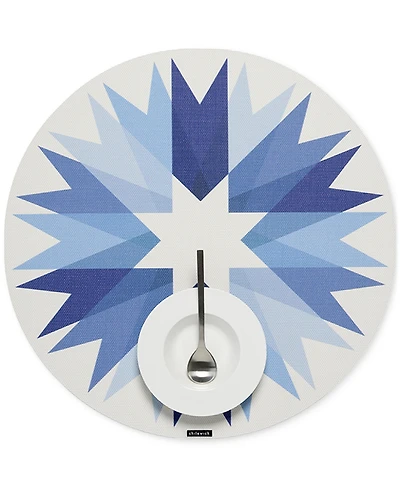 Chilewich Ribbon-Print Round 15" Placemat