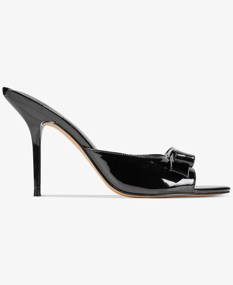 Aaj By Aminah Women's Giselle Bow Mule Dress Sandals