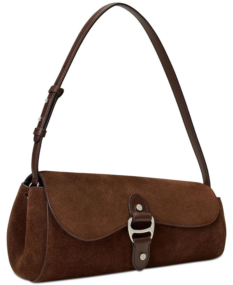 Lauren Ralph Lauren Tasha Small Suede Shoulder Bag