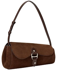 Lauren Ralph Lauren Tasha Small Suede Shoulder Bag