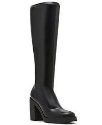 Madden Girl Women's Dreammerr Stretch Knee-High Block-Heel Boots