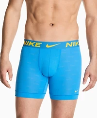 Nike Men's 3-Pack Dri-fit Boxer Briefs - Photo Blue/ Midnight Navy/ Black