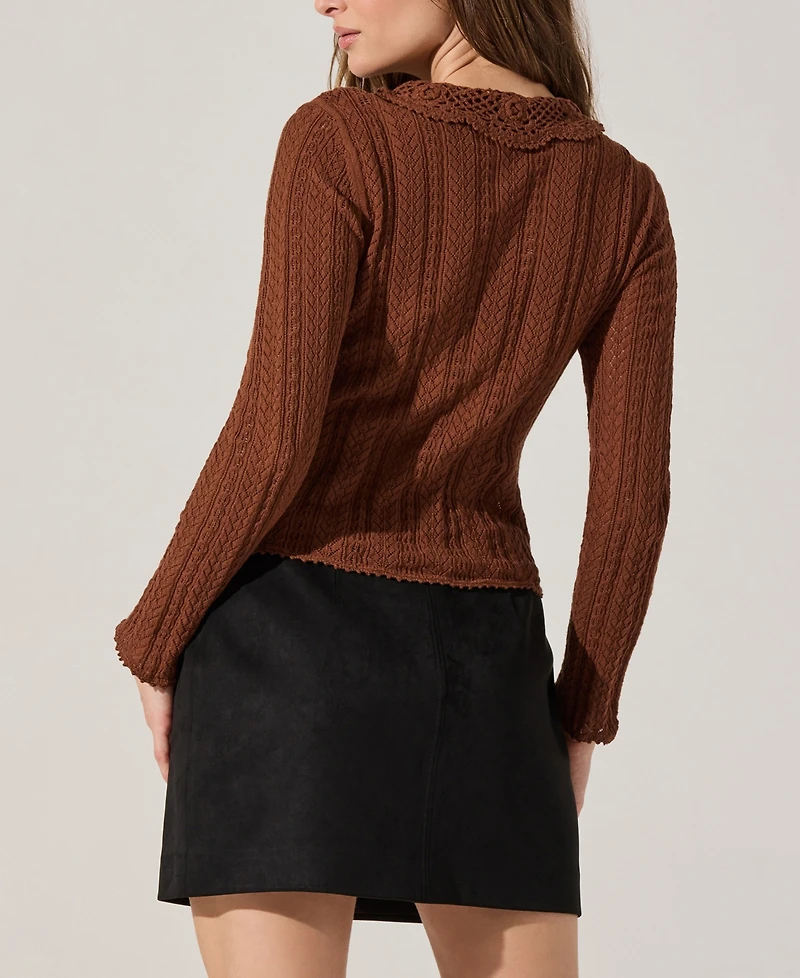 Astr the Label Women's Ottilie Long-Sleeve Cardigan