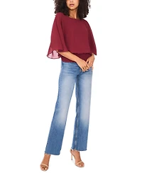 Sam & Jess Women's Smocked-Waist Top