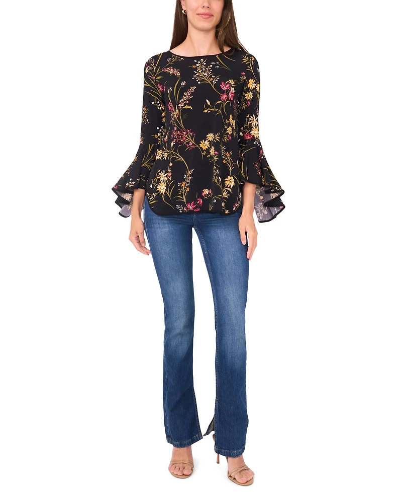 Sam & Jess Women's Bell-Sleeve Top