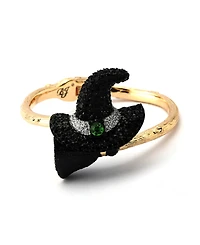 Betsey Johnson Faux Stone Witch Hat Bangle Bracelet