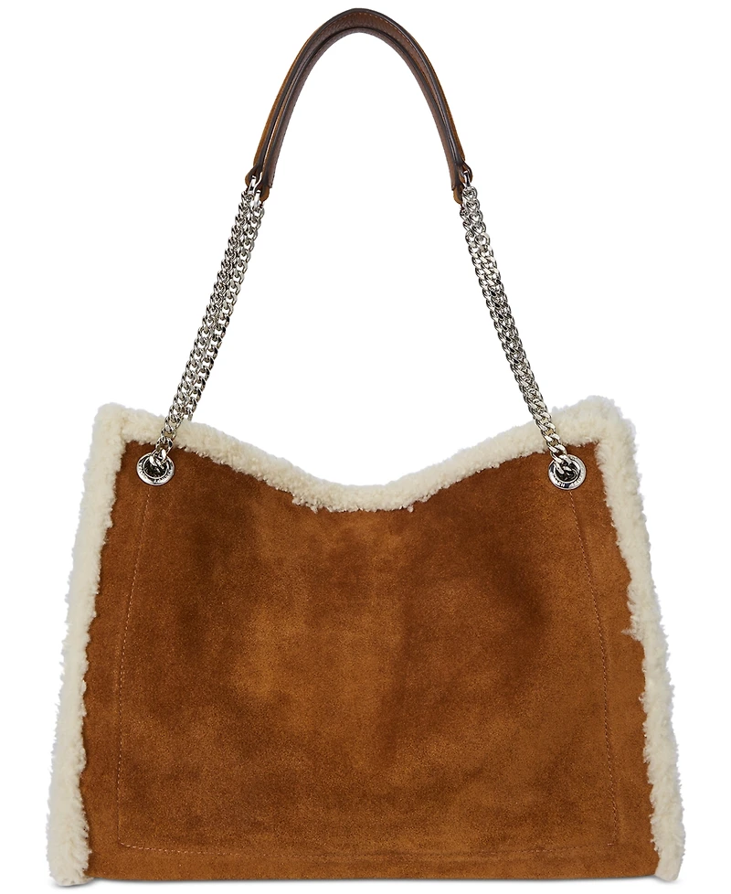 Lauren Ralph Lauren Bradley Large Suede Tote Bag