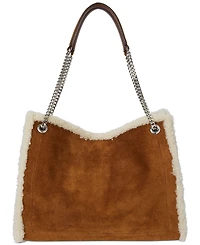 Lauren Ralph Lauren Bradley Large Suede Tote Bag