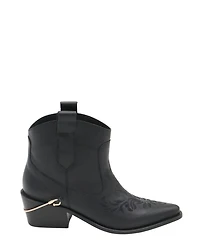 Stivali New York Women's Joy Leather Cowboy Booties