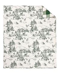 Levtex Winter Sleigh Ride Reversible Quilted Throw, 50" x 60"