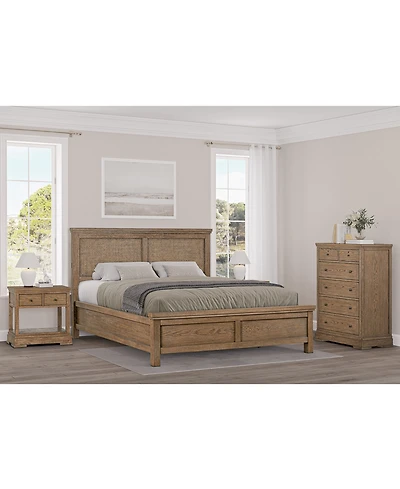 Alverton 3 Pc. King Cane Set (Bed, Chest & 1-Drawer Nightstand), Created for Macy's.