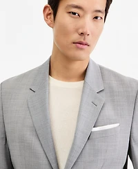 Hugo by Boss Men's Modern-Fit Dark Gray Suit Separates Jacket