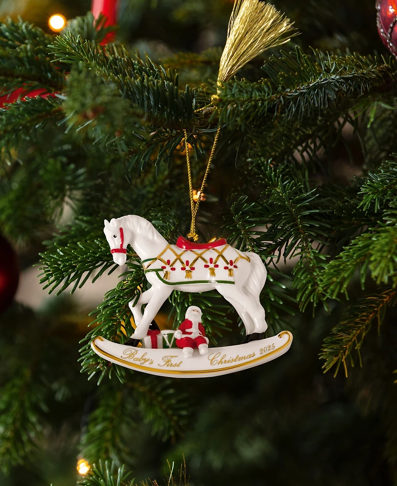 Villeroy & Boch 2025 Christmas Classics Annual Rocking Horse Ornament