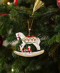 Villeroy & Boch 2025 Christmas Classics Annual Rocking Horse Ornament