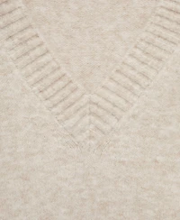 Mango Women's V-Neck Knit Sweater