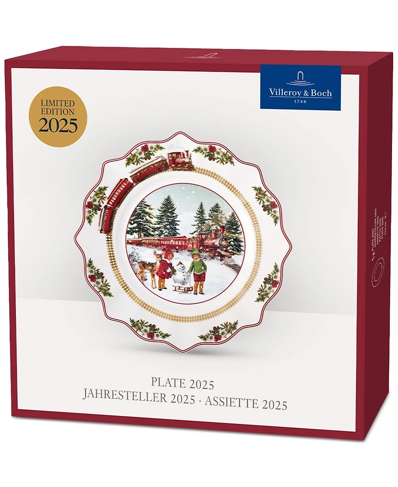 Villeroy & Boch 2025 Annual Salad Plate, 15th Anniversary Edition