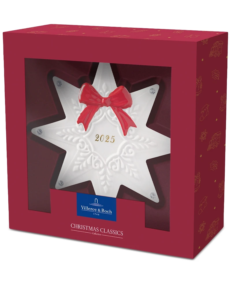 Villeroy & Boch 2025 Christmas Classics Annual Star Ornament