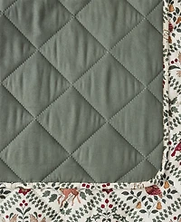 Seventh Studio Winter Diamond Holiday-Print Pinsonic Microfiber -Pc. Quilt Set