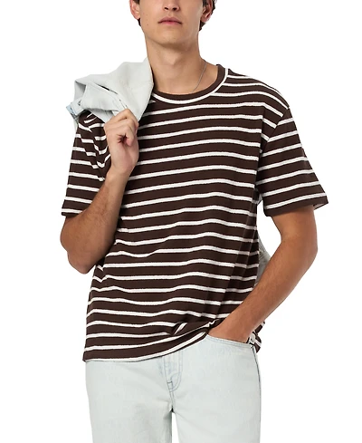 Buffalo David Bitton Men's Kosta Striped Regular Fit T-Shirt