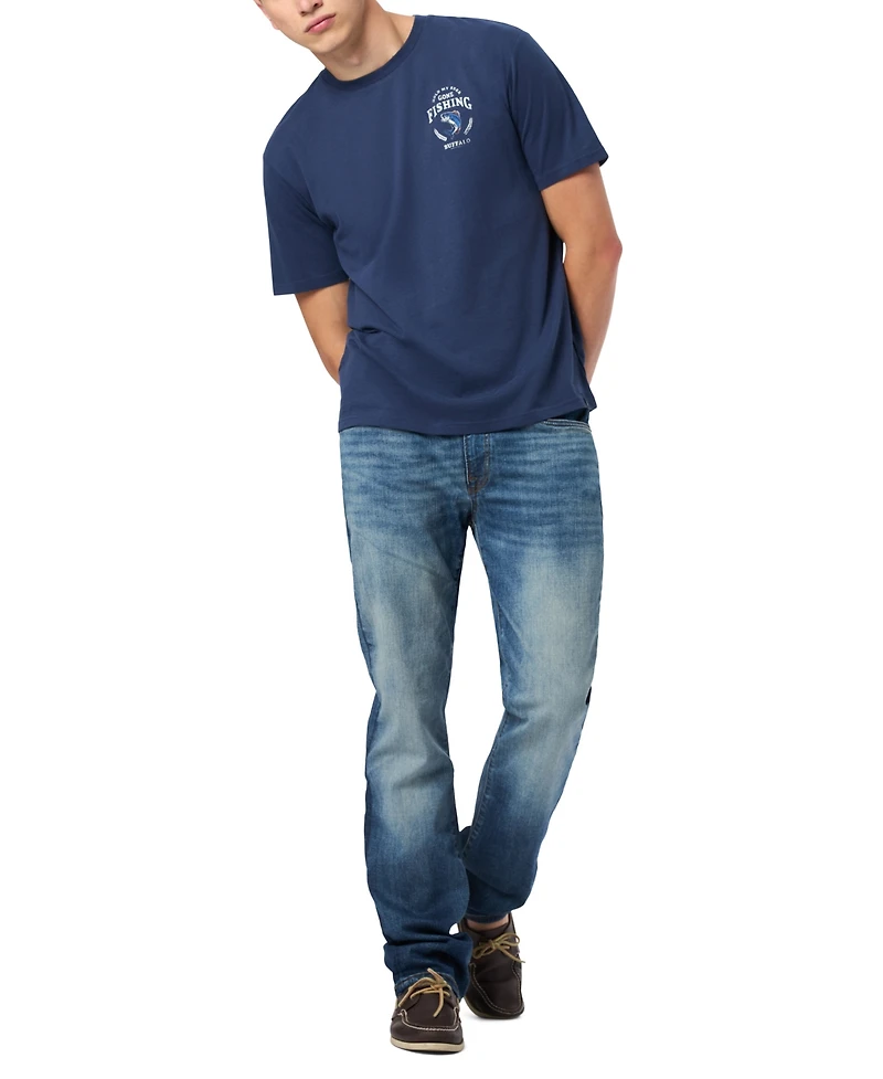 Buffalo David Bitton Men's Tiernan Crewneck Graphic T-Shirt
