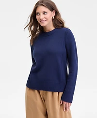 On 34th Women's Long Sleeve Crewneck Sweater, Macy's Exclusive
