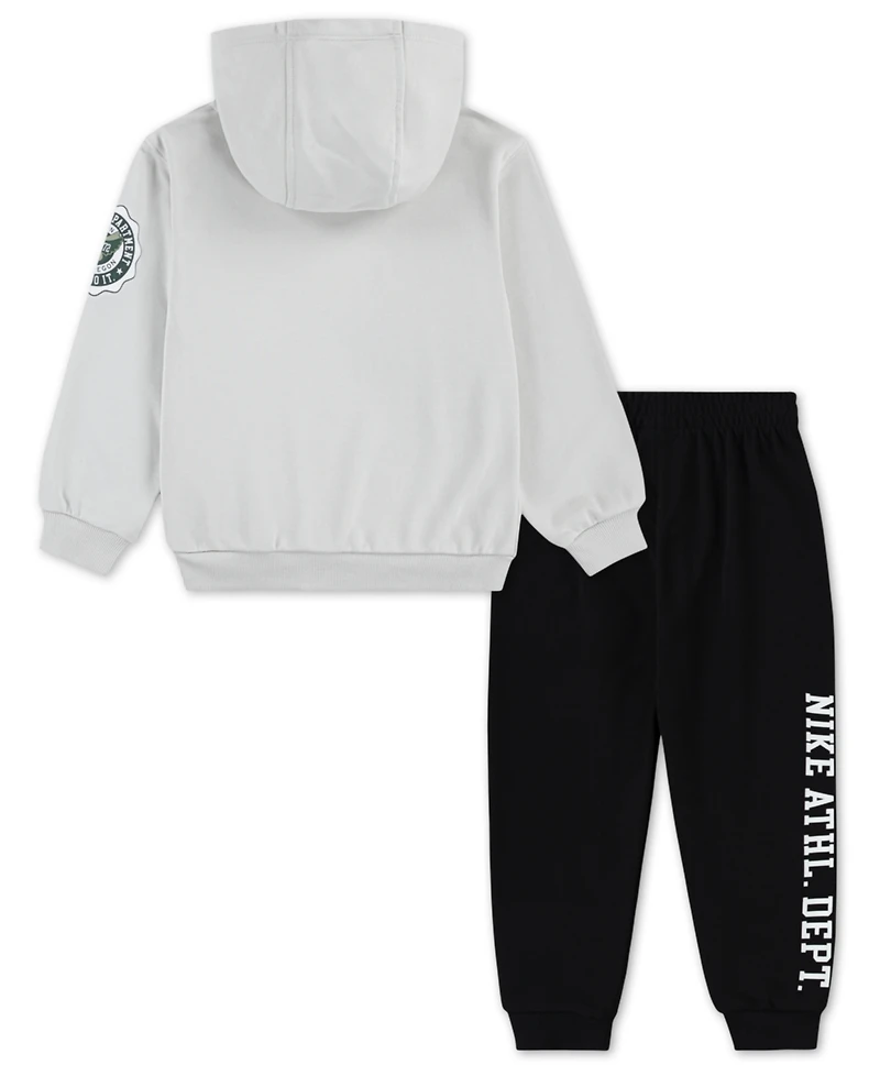 Nike Little Boys 2-Piece Sportswear P.e. French Terry Pullover and Pant Set