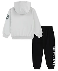 Nike Little Boys 2-Piece Sportswear P.e. French Terry Pullover and Pant Set