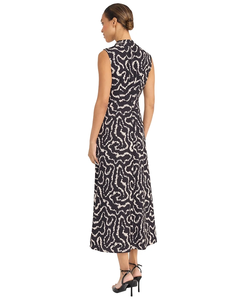 Maggy London Women's Sleeveless Midi Dress