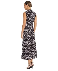 Maggy London Women's Sleeveless Midi Dress