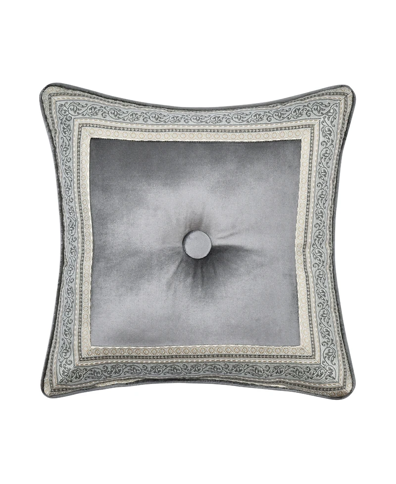 J Queen New York Annabelle Damask Decorative Pillow, 18" x 18"