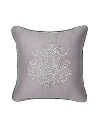 J Queen New York Mary Embroidered Decorative Pillow, 18" x 18"