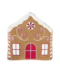 Levtex Gingerbread Village Embroidered Decorative Pillow, 14" x 15"