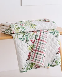 Levtex Tinsel Tidings Reversible Quilted Throw, 50" x 60"