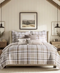 Levtex Spencer Red Plaid Reversible Quilt, Twin