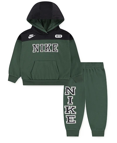Nike Toddler Boys 2-Piece Sportswear P.e. Blocked Pullover and Pant Set