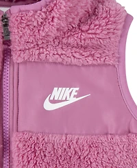 Nike Toddler Girls 3-Piece Magic Flamingo Vest, Long Sleeve T-Shirt and Pull On Pant Set