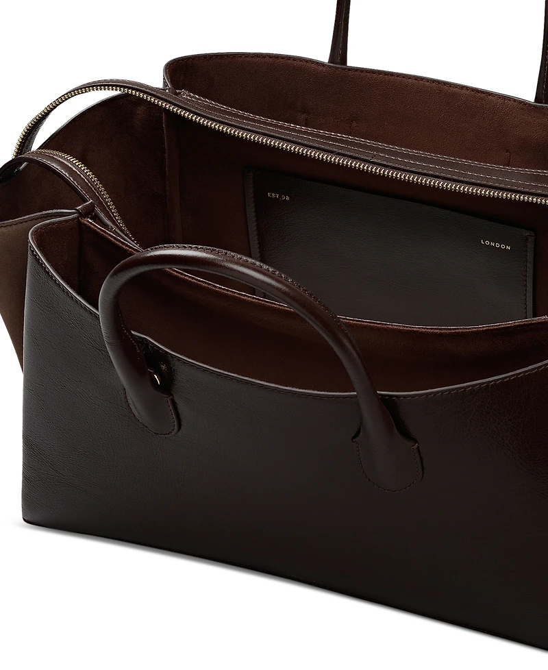 Radley London The Romilly Extra Large Leather Zip Top Grab Bag