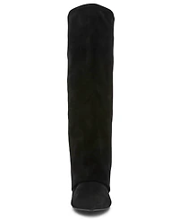 Steve Madden Women's Luca Slouchy Kitten-Heel Dress Boots
