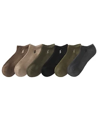 Polo Ralph Lauren Men's 6-Pack Performance Sport Low Cut Socks