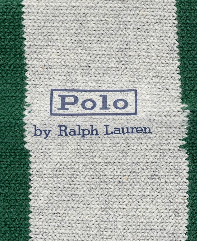 Polo Ralph Lauren Men's Embroidered Rugby Bear Crew Socks